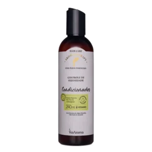 Condicionador Controle de Oleosidade Aromatherapy Via Aroma 240ml – hidratação leve, controle da oleosidade e detox capilar com óleos essenciais.