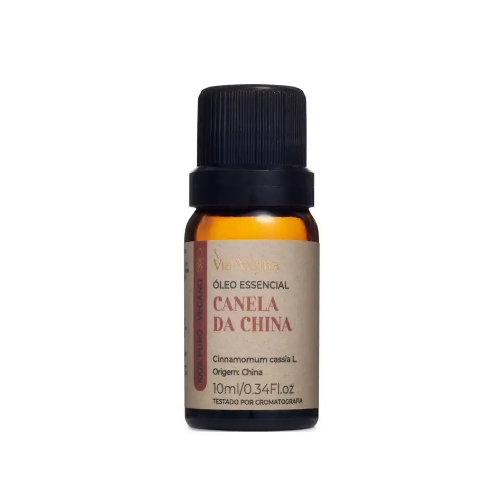 Óleo Essencial Canela da China Via Aroma – 10ml