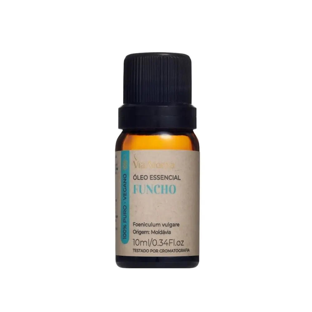 Óleo Essencial de Funcho Via Aroma 10ml - Digestivo e Relaxante