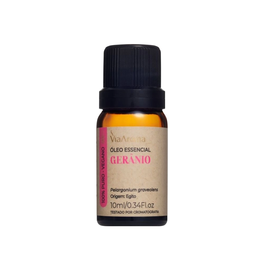 Óleo Essencial Gerânio Via Aroma – 10ml