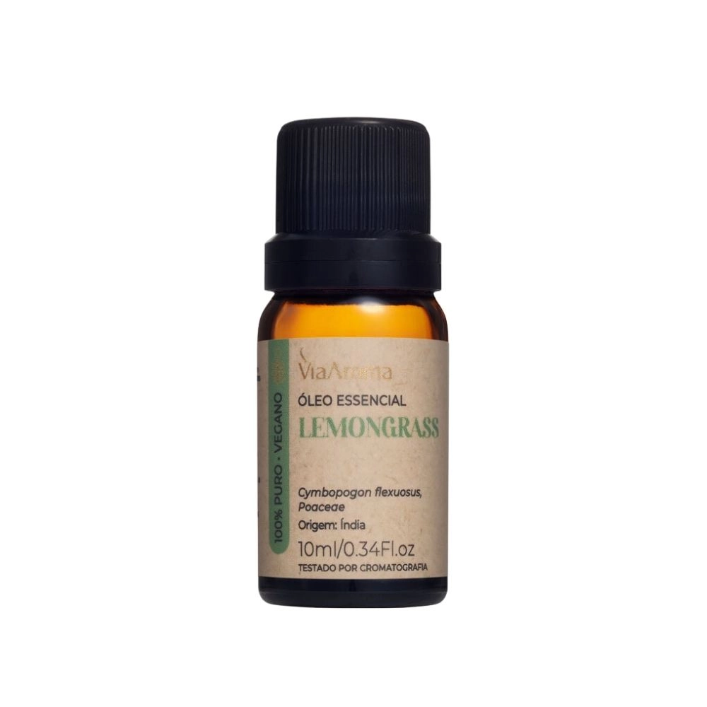 Óleo Essencial Lemongrass Via Aroma – 10ml