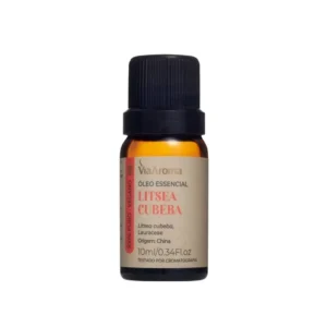 Óleo Essencial Litsea Cubeba Via Aroma – 10ml | 100% puro e natural | Equilíbrio emocional e bem-estar.