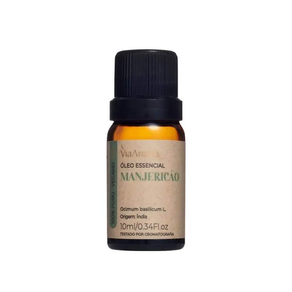 Óleo Essencial Manjericão Via Aroma – 10ml