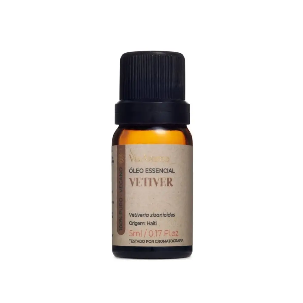 Óleo Essencial Vetiver Via Aroma – 5ml