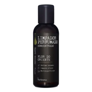 Limpador Perfumado Concentrado Flor do Oriente Via Aroma 120ml – limpeza eficiente e perfume sofisticado por até 12 horas.