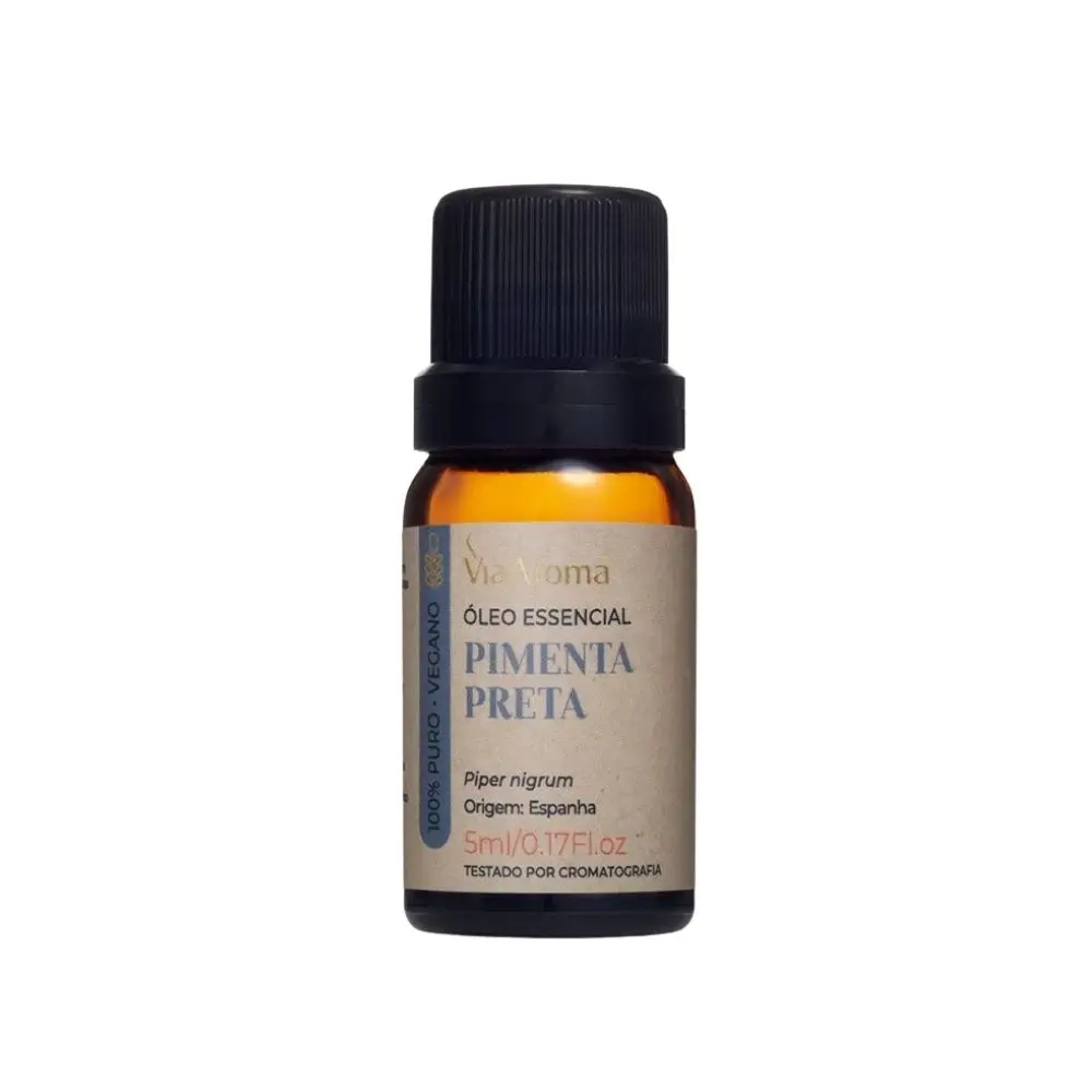 Óleo Essencial Pimenta Preta Via Aroma – 5ml